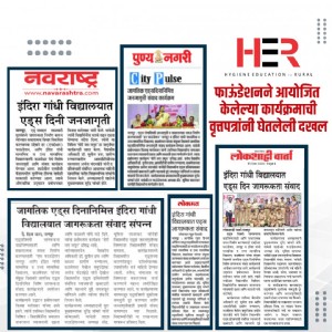 H.E.R. Foundation & Indira Gandhi School Lead AIDS Awareness Drive on World AIDS Day